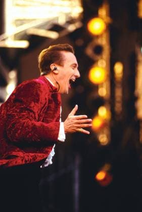 RockMusiker und Schauspieler Marius Müller-Westerhagen bei einem Konzert, circa 1994. Copyright: HartwigxValdmanis Nur redaktionelle Nutzung. Editorial usage only. VAL_720100589