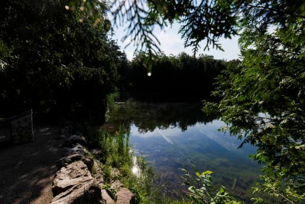 July 7, 2023, MILTON, ON, Canada: The waters of Crawford Lake in Milton, Ont., on Friday, July 7, 2023. MILTON Canada  - ZUMAc35_ 20230707_zaf_c35_139 Copyright: xColexBurstonx