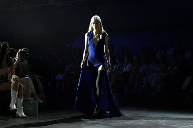 Model at the Marcel Ostertag Fashion Show at Berlin Fashion Week Spring Summer 2024 at Verti Music Hall Berlin, 11 07 2023 Foto:xF.xKernx xFuturexImage