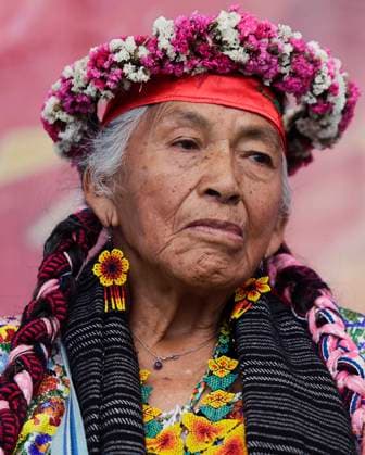 Press Conference For The Crystallised Sweets Fair In Xochimilco, Mexico City Abuelita Amalia Salas Casales, artisan, traditional doctor and activist for the defence of the land, corn, water and chinampas of Lake Xochimilco, during a press conference at the Archaeological Museum in the municipality of Xochimilco, Mexico City, on the occasion of the Crystallised Sweet Fair in Santa Cruz Acalpixca. This fair has been held since 1982 in the town of Santa Cruz Acalpixca, Xochimilco, with the purpose of making known products such as chilacayote, pumpkin, carrots, nopal, among others typical of the region; ingeniously transformed in an artisanal way into delicious and exotic sweets. The crystallization of sweets is a technique of conventual ori Copyright: xGerardoxVieyrax originalFilename: vieyra-notitle230711_npLbD.jpg
