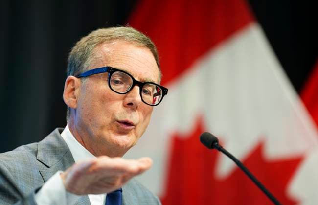 July 12, 2023, Ottawa, ON, Canada: Bank of Canada Governor Tiff Macklem holds a press conference at the Bank of Canada in Ottawa on Wednesday, July 12, 2023. Ottawa Canada  - ZUMAc35_ 20230712_zaf_c35_053 Copyright: xSeanxKilpatrickx