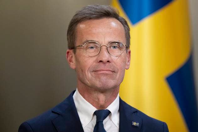 HELSINGFORS 20230713 Sveriges statsminister Ulf Kristersson deltar i ett toppmöte mellan USA och Norden i Helsingfors pa torsdagen. HELSINGFORS FINLAND x10060x *** HELSINGFORS 20230713 Swedish Prime Minister Ulf Kristersson attends a US-Nordic summit in Helsinki on Thursday HELSINGFORS FINLAND x10060x  Copyright: xHenrikxMontgomery TTx NORDISKT TOPPMÖTE MED FÖRENTA STATERNA TTABB0000000000200364