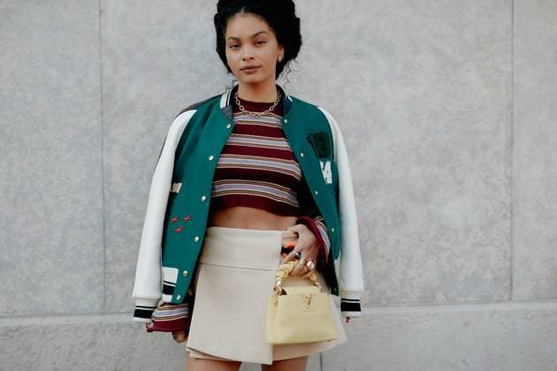 Street Style - Paris Street style, Sharon Alexie arriving at Louis Vuitton Fall-Winter 2022-2023 show, held at Musee d Orsay, Paris, France, on March 7th, 2022. Photo by Marie-Paola Bertrand-Hillion ABACAPRESS.COM Paris France  Copyright: xBertrand-HillionxMarie-Paola ABACAx 808334_271 Bertrand-HillionxMarie-Paola ABACAx 808334_271 