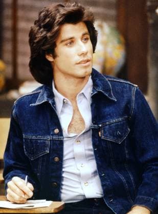 John Travolta, Welcome Back Kotter , circa (1975). Photo credit: ABC  Copyright: xx 34408-587THA The Hollywood Archive