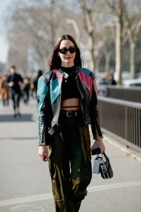 PFW - Street Style Street style, Ece Sukan arriving at Chanel Fall-Winter 2022-2023 show, held at Grand Palais Ephemere, Paris, France, on March 8th, 2022. Photo by Marie-Paola Bertrand-Hillion ABACAPRESS.COM Paris France  Copyright: xBertrand-HillionxMarie-Paola ABACAx 808980_106 Bertrand-HillionxMarie-Paola ABACAx 808980_106 