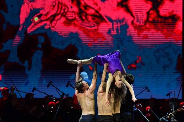 The opening concert, called French Night of International Music Festival in Cesky Krumlov, Czech Republic, July 14, 2023. (CTKxPhoto VaclavxPancer) CTKPhotoP2023071408193  CTKPhotoP2023071408193
