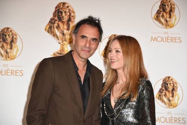 33rd Molieres Awards Ceremony - Paris Samuel Benchetrit and Vanessa Paradis arriving to the 33rd Molieres Awards Ceremony of French Theater held at the Folies Bergeres in Paris, France, on May 30, 2022. Photo by Mireille Ampilhac ABACAPRESS.COM Paris France  Copyright: xAmpilhacxMireille ABACAx 812253_003 AmpilhacxMireille ABACAx 812253_003 