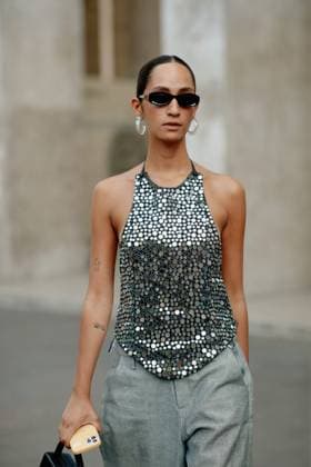 PFW - Street Style - Day 1 Street style, Emna Sellimi arriving at Egonlab Spring-Summer Menswear 2023 show, held at Palais de Tokyo, Paris, France, on June 21st, 2022. Photo by Marie-Paola Bertrand-Hillion ABACAPRESS.COM Paris France  Copyright: xBertrand-HillionxMarie-Paola ABACAx 815050_033 Bertrand-HillionxMarie-Paola ABACAx 815050_033 