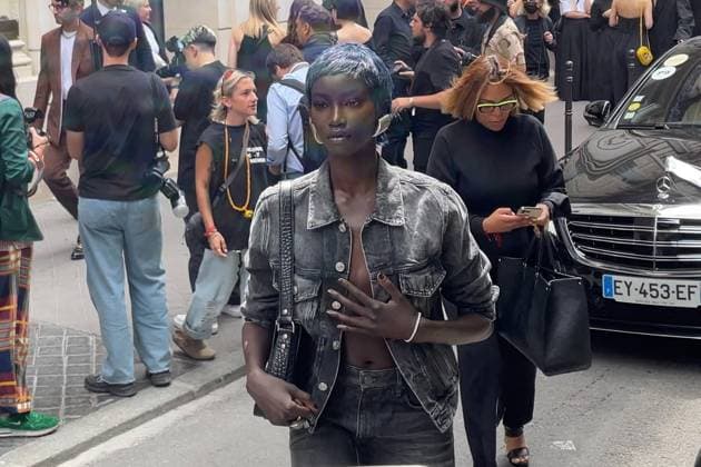 PFW - Balenciaga Arrivals Anok Yai attends the Balenciaga 51st Couture Collection show as part of Paris Fashion Week on July 6, 2022 in Paris, France. Photo by Sofiane Alarcon ABACAPRESS.COM Paris France  Copyright: xAlarconxSofiane ABACAx 816773_005 AlarconxSofiane ABACAx 816773_005 