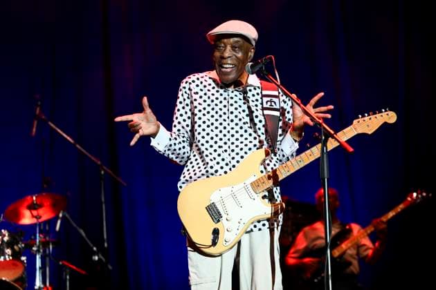 Concert of U.S. blues guitar player Buddy Guy within farewell tour Damn Right Farewell in Prague Congress Centre, Czech Republic, June 16, 2023. (CTKxPhoto OndrejxDeml) CTKPhotoP2023071605608  CTKPhotoP2023071605608