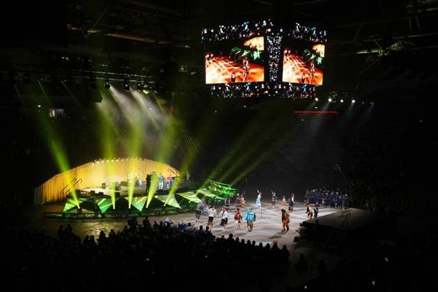July 16, 2023, Halifax, NS, Canada: Performers entertain athletes, chiefs, and dignitaries during the opening ceremony of the North American Indigenous Games 2023 in Halifax, Sunday, July 16, 2023. Halifax Canada  - ZUMAc35_ 20230716_zaf_c35_099 Copyright: xDarrenxCalabresex