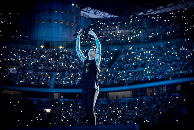 Bilder des Jahres 2023, Entertainment 07 Juli Entertainment Themen der Woche KW29 Italy: Ultimo, live in concert at the San Siro stadium in Milan Ultimo, pseudonym of Niccolò Moriconi in concert at the San Siro stadium in Milan. Milan Milan Italy Copyright: PamelaxRovaris