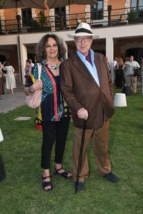 Rome , Villa Borghese Casa del Cinema Cinearti International Award The Hair of Berenice , In the photo: Pier Francesco Pingitore Graziella Pera  Copyright: xVincenzoxLandix xipa-agency.netx xVincenzoxLandix IPA_IPA39279587