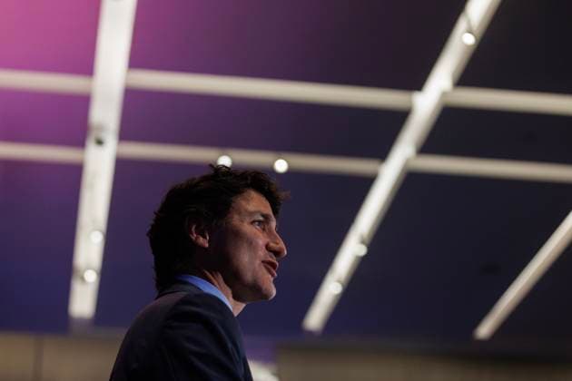 July 18, 2023, TORONTO, ON, Canada: Prime Minister of Canada, Justin Trudeau, speaks during Australia-Canada Economic Leadership Forum in Toronto, Tuesday, July 18, 2023. TORONTO Canada  - ZUMAc35_ 20230718_zaf_c35_011 Copyright: xColexBurstonx