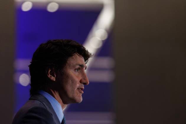 July 18, 2023, TORONTO, ON, Canada: Prime Minister of Canada, Justin Trudeau, speaks during Australia-Canada Economic Leadership Forum in Toronto, Tuesday, July 18, 2023. TORONTO Canada  - ZUMAc35_ 20230718_zaf_c35_012 Copyright: xColexBurstonx