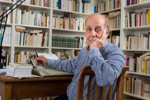 Jean Ziegler at home - Russin Jean Ziegler at home. Russin, Switzerland on May 12, 2014. Photo by loona ABACAPRESS.COM Russin Switzerland  Copyright: xFlusinxLionel ABACAx 449117_015 FlusinxLionel ABACAx 449117_015 