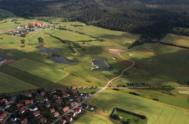Luftbilder 28.06.2023, Blankenhain, Spa & GolfResort Weimarer Land *** Aerial photos 28 06 2023, Blankenhain, Spa GolfResort Weimarer Land