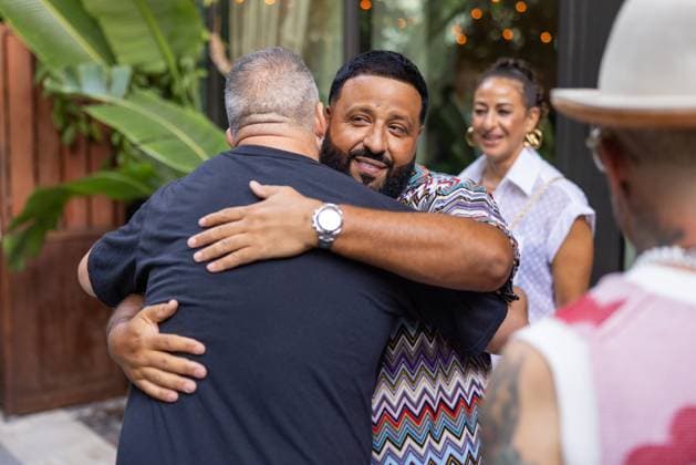 Celebrities At We The Best Foundation Golf Classic VIP Reception. Featuring: Joey Fatone & DJ Khaled Where: Miami, Florida, United States When: 19 Jul 2023 Credit: Seth Browarnik startraksphoto.com Copyright: xRichardxAlvarezx 52904837 EDITORIAL USE ONLY. NOT FOR USE BY NEWSPAPERS BASED IN THE UK.