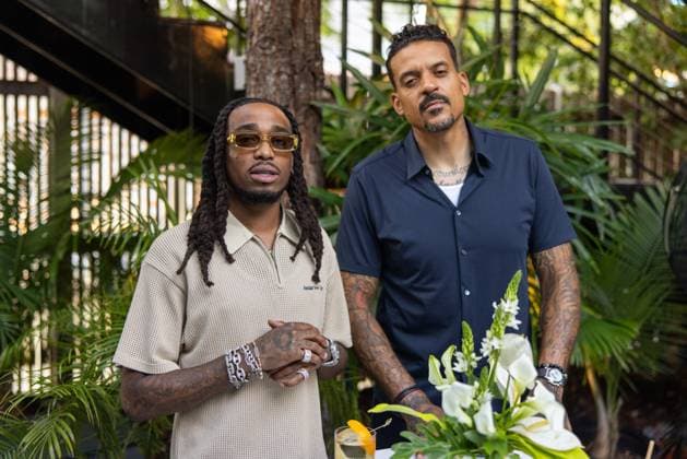 Celebrities At We The Best Foundation Golf Classic VIP Reception. Featuring: Quavo & Matt Barnes Where: Miami, Florida, United States When: 19 Jul 2023 Credit: Seth Browarnik startraksphoto.com Copyright: xRichardxAlvarezx 52904854 EDITORIAL USE ONLY. NOT FOR USE BY NEWSPAPERS BASED IN THE UK.