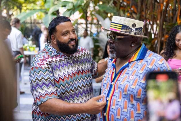 Celebrities At We The Best Foundation Golf Classic VIP Reception. Featuring: DJ Khaled & Cedric The Entertainer Where: Miami, Florida, United States When: 19 Jul 2023 Credit: Seth Browarnik startraksphoto.com Copyright: xRichardxAlvarezx 52904790 EDITORIAL USE ONLY. NOT FOR USE BY NEWSPAPERS BASED IN THE UK.