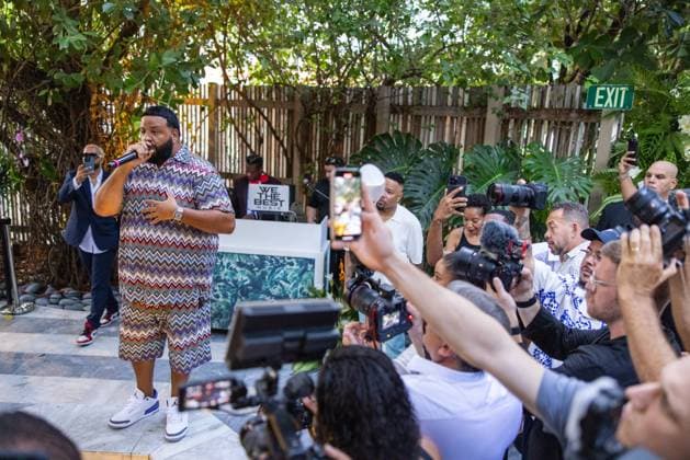 Celebrities At We The Best Foundation Golf Classic VIP Reception. Featuring: DJ Khaled Where: Miami, Florida, United States When: 19 Jul 2023 Credit: Seth Browarnik startraksphoto.com Copyright: xRichardxAlvarezx 52904816 EDITORIAL USE ONLY. NOT FOR USE BY NEWSPAPERS BASED IN THE UK.