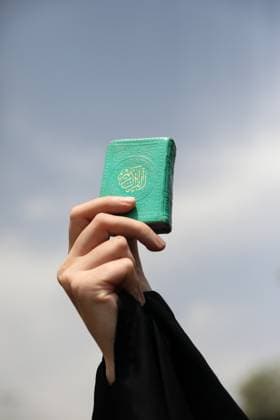 Iran: Demonstrations against the burning of the Quran An Iranian demonstrator holds up a copy of Quran, Islam s holy book, during a protest of the burning of a Quran in Sweden, in Tehran, Iran, Friday, July 21, 2023. On Thursday, a man who identified himself in Swedish media as a refugee from Iraq burned a Quran for the second time in central Stockholm. Tehran Tehran Iran Copyright: SobhanxFarajvan