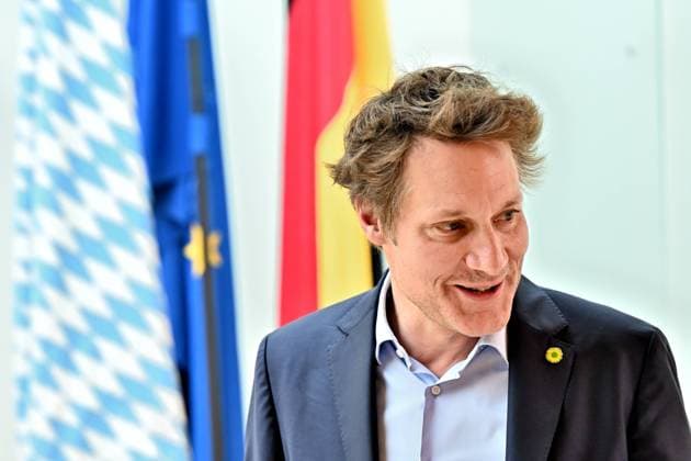 Ludwig Hartmann , Fraktionsvorsitzender Bündnis 90 Die Grünen im Bayerischen Landtag. 152.Sitzung des Bayerischen Landtags. Ludwig Hartmann , Fraktionsvorsitzender der Grünen, im Plenarsaal. München Bayern Deutschland *** Ludwig Hartmann , Parliamentary Group Leader Bündnis 90 Die Grünen in the Bavarian State Parliament 152 Session of the Bavarian State Parliament Ludwig Hartmann , Parliamentary Group Leader of the Greens, in the Plenary Hall Munich Bavaria Germany Copyright: xRolfxPossx