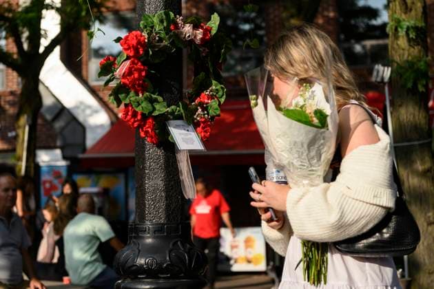 July 22, 2023, Toronto, ON, Canada: Friends and family members of Julianna Kozis and Reese Fallon, attend a gathering to mark five years since the attack on the city s Danforth Avenue, at Withrow Park in Toronto, Saturday July 22, 2023. Toronto Canada  - ZUMAc35_ 20230722_zaf_c35_082 Copyright: xChristopherxKatsarovx