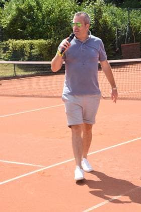 Sebastian Beutelstahl Sportpark Holder Oberhaching Munich 23 07 2023 Sportpark Beutelstahl Oberhaching Munich Heart 3 Great Benefit Doubles Tournament Munich