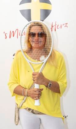 Silja Steinberg Charity Benefit Tennis Doubles Tournament for Munich Heart at Sportpark Beutelstahl in Munich Germany Date 23 07 2023
