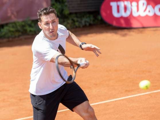 Miroslav Klose Charity Benefit Tennis Doubles Tournament for Munich Heart at Sportpark Beutelstahl in Munich Germany Date 23 07 2023