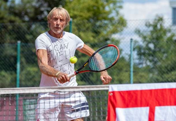 Carlo Thränhardt Charity Benefit Tennis Doubles Tournament for Munich Heart at Sportpark Beutelstahl in Munich Germany Date 23 07 2023