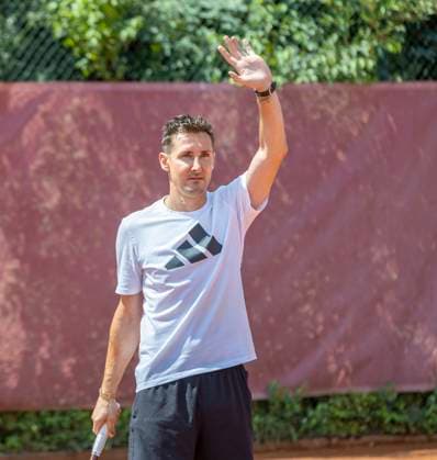 Miroslav Klose Charity Benefit Tennis Doubles Tournament for Munich Heart at Sportpark Beutelstahl in Munich Germany Date 23 07 2023