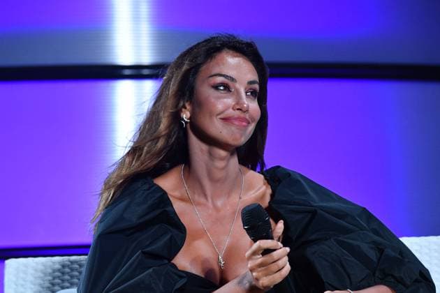 Maratea : Basilicata Marateale international prize . In the photo: Madalina Ghenea  Copyright: xMaurizioxD Avanzox xipa-agency.nx xMaurizioxDxAvanzox IPA_IPA39411416