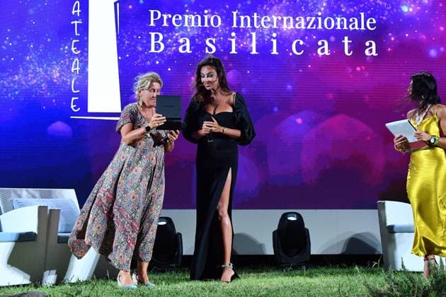 Maratea : Basilicata Marateale international prize . In the photo: Maddalena Maineri and Madalina Ghenea  Copyright: xMaurizioxD Avanzox xipa-agency.nx xMaurizioxDxAvanzox IPA_IPA39411421