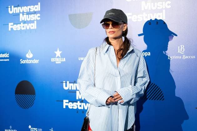 Maria Hervas during the photocall of the first day of Universal Music Festival in Madrid, 25 July, 2023. (2023072529)