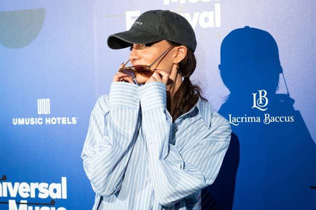 Maria Hervas during the photocall of the first day of Universal Music Festival in Madrid, 25 July, 2023. (2023072534)