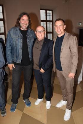 Roland Hefter City Council Musician Saenger Juergen Kirner Saenger Musician Actor Joerg Hoeglsperger Munich 25 07 2023 Marienplatz Old City Hall Dieter Hildebrandt Prize 2023 Award Munich