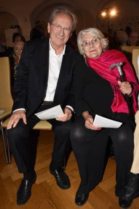 Christian Ude Lord Mayor a D Edith von Welser Ude Munich 25 07 2023 Marienplatz Old City Hall Dieter Hildebrandt Award 2023 Award Munich