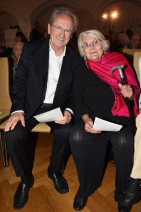 Christian Ude Lord Mayor a D Edith von Welser Ude Munich 25 07 2023 Marienplatz Old City Hall Dieter Hildebrandt Award 2023 Award Munich