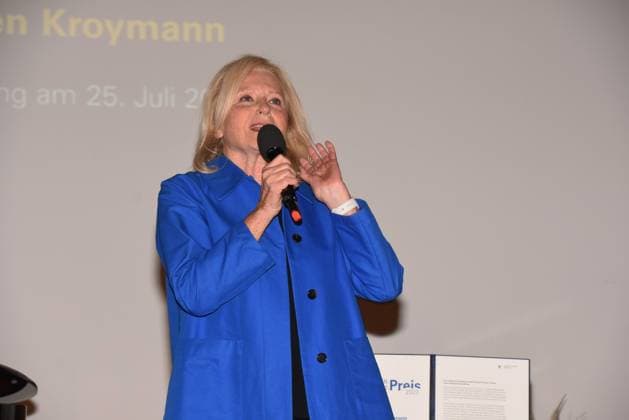 Maren Kroymann actress cabaret artist award winner Munich 25 07 2023 Marienplatz Old City Hall Dieter Hildebrandt Award 2023 award ceremony Munich