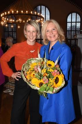 Katrin Habenschaden mayor Maren Kroymann actress cabaret artist award winner Munich 25 07 2023 Marienplatz Old Town Hall Dieter Hildebrandt Award 2023 award ceremony Munich