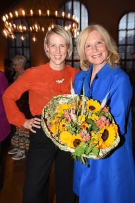 Katrin Habenschaden mayor Maren Kroymann actress cabaret artist award winner Munich 25 07 2023 Marienplatz Old Town Hall Dieter Hildebrandt Award 2023 award ceremony Munich