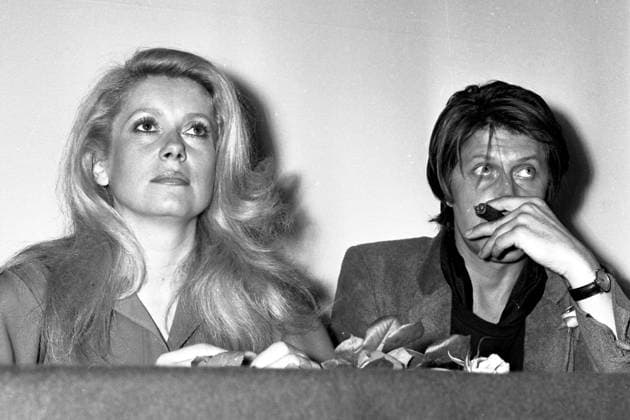 Jacques Dutronc Actors Catherine Deneuve and Jacques Dutronc present the film A Nous Deux closing the 32nd Cannes Film Festival on May 24, 1979 in Cannes, France. Photo by APS-Medias ABACAPRESS.COM CANNES France  Copyright: xAPS-Medias ABACAx 836320_005 APS-Medias ABACAx 836320_005 