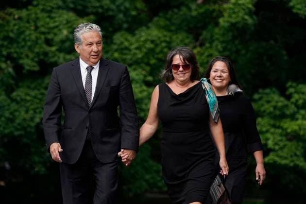 July 26, 2023, Ottawa, ON, Canada: Dan Vandal arrives for a cabinet swearing-in ceremony at Rideau Hall in Ottawa on Wednesday, July 26, 2023. Ottawa Canada  - ZUMAc35_ 20230726_zaf_c35_037 Copyright: xAdrianxWyldx