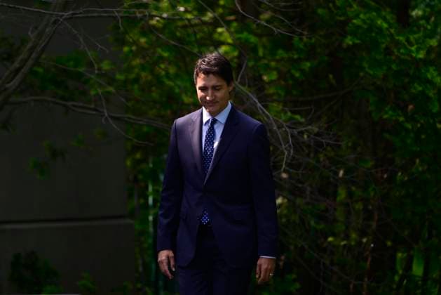 July 26, 2023, Ottawa, ON, Canada: Prime Minister Justin Trudeau arrives for a cabinet swearing-in ceremony at Rideau Hall in Ottawa on Wednesday, July 26, 2023. Ottawa Canada  - ZUMAc35_ 20230726_zaf_c35_096 Copyright: xJustinxTangx