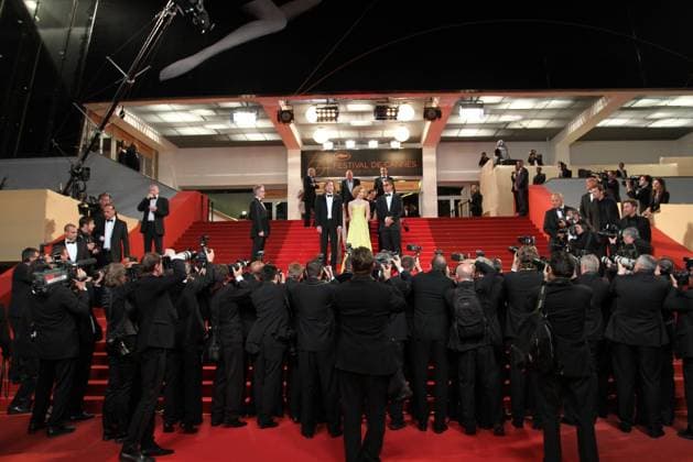 64th Cannes Film Festival - The Tree of Life Screening Sean Penn, Jessica Chastain and Brad Pitt arriving for the screening of the film The Tree of Life presented in competition in the Feature Films section as part of the 64th Cannes International Film Festival, at the Palais des Festivals in Cannes, southern France on May 16, 2011. Photo by Olivier Vigerie ABACAPRESS.COM Cannes France  Copyright: xVigeriexOlivier ABACAx 275218_019 VigeriexOlivier ABACAx 275218_019 
