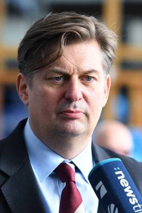 14. Bundesparteitag der Alternative für Deutschland am 28.07.2023 in der Messe Magdeburg in Magdeburg Maximilian Krah ( AfD-Spitzenkandidat für die Europawahl ) *** 14 Federal Party Congress of the Alternative for Germany on 28 07 2023 in the Magdeburg Fair in Magdeburg Maximilian Krah AfD top candidate for the European elections xRx