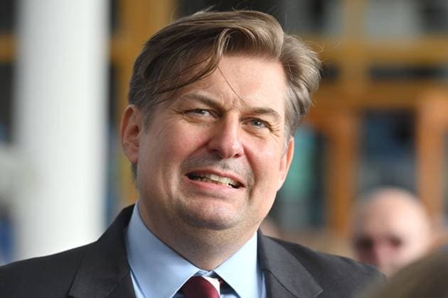 Maximilian KRAH, Einzelbild,angeschnittenes Einzelmotiv,Portraet,Portrait,Porträt. 14.Bundesparteitag der AfD Alternative fuer Deutschland am 28.07.2023 in der Messe Magdeburg *** Maximilian KRAH, single picture, cut single motive, Portraet, Portrait,Portrait 14 Federal party conference of the AfD alternative for Germany on 28 07 2023 in the fair Magdeburg