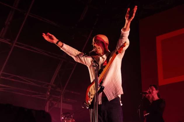 July 28, 2023, Malmesbury, Wiltshire, England: Bombay Bicycle Club made their headline performance at Womad festival. Womad (world of music and dance) festival took place at Charlton Park near Malmesbury in Wiltshire, UK. Now in its 41st year, thousands flocked to the park to watch a diverse international line-up of acts. Malmesbury England - ZUMAr169 20230728_zip_r169_039 Copyright: xRodxHarbinsonx